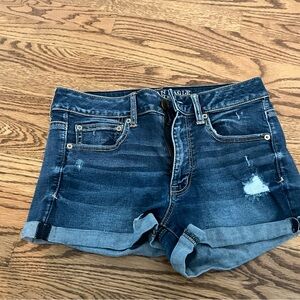 American Eagle Outfitters Dark Blue Jean Shorts